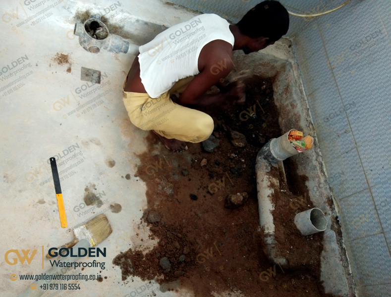 Chemical Waterproofing Services - Mother Roof Bathroom Chemical Waterproofing, VGN Mahalashmi Nagar, Thiruverkadu