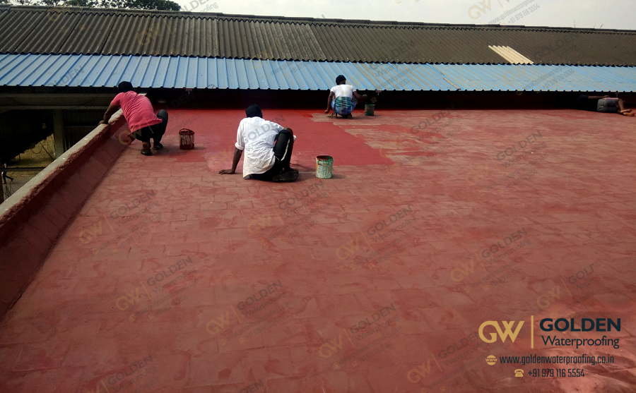 Chemical Waterproofing - Terrace Acrylic Chemical Waterproofing, C P Aqua Culture (P) Ltd, Redhills, Chennai