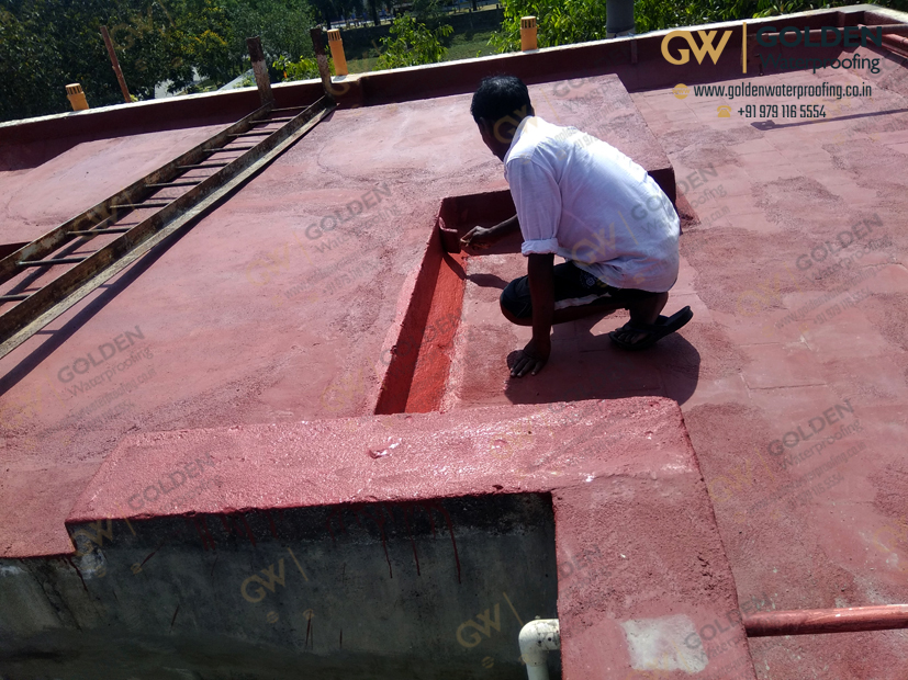 Chemical Waterproofing - Terrace Acrylic Chemical Waterproofing, C P Aqua Culture (P) Ltd, Redhills, Chennai
