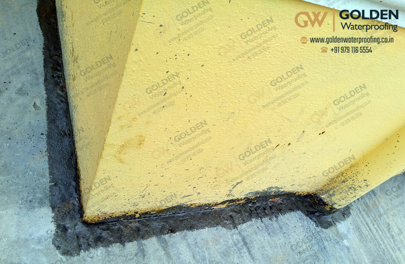 Chemical Waterproofing Sertvices - Terrace Expand Joint Chemical Waterproofing, AGS Colony, Kottivakkam, Chennai.