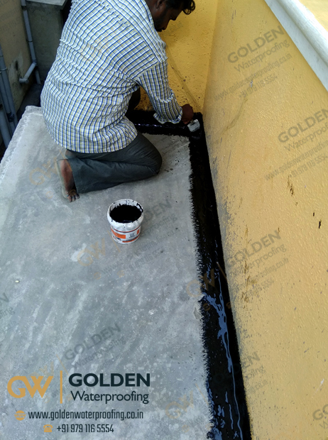 Chemical Waterproofing Services Contract - Terrace Expand Joint Chemical Waterproofing, AGS Colony, Kottivakkam, Chennai.