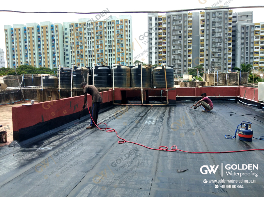 Bitumen Waterproofing Service Contract Terrace Bitumen Waterproofing, Welcome Colony, Anna Nagar, Chennai