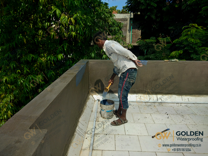 Chemical Waterproofing Contract Services In Chennai - Terrace Chemical Waterproofing Treatment, Mylapore, Chennai.