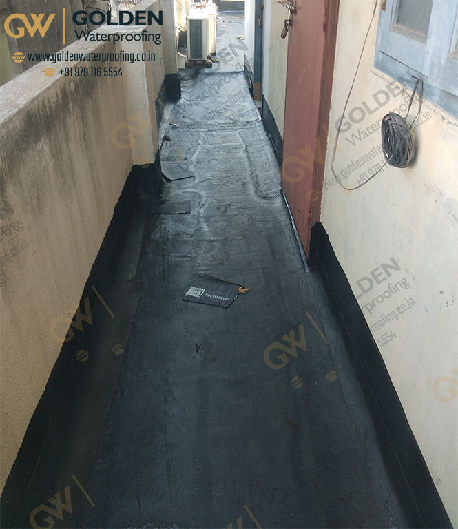Bitumen Waterproofing Contract Services In Chennai - Terrace Bitumen Membrane Treatment, Erulappan Street, Sowcorpet, Chennai.