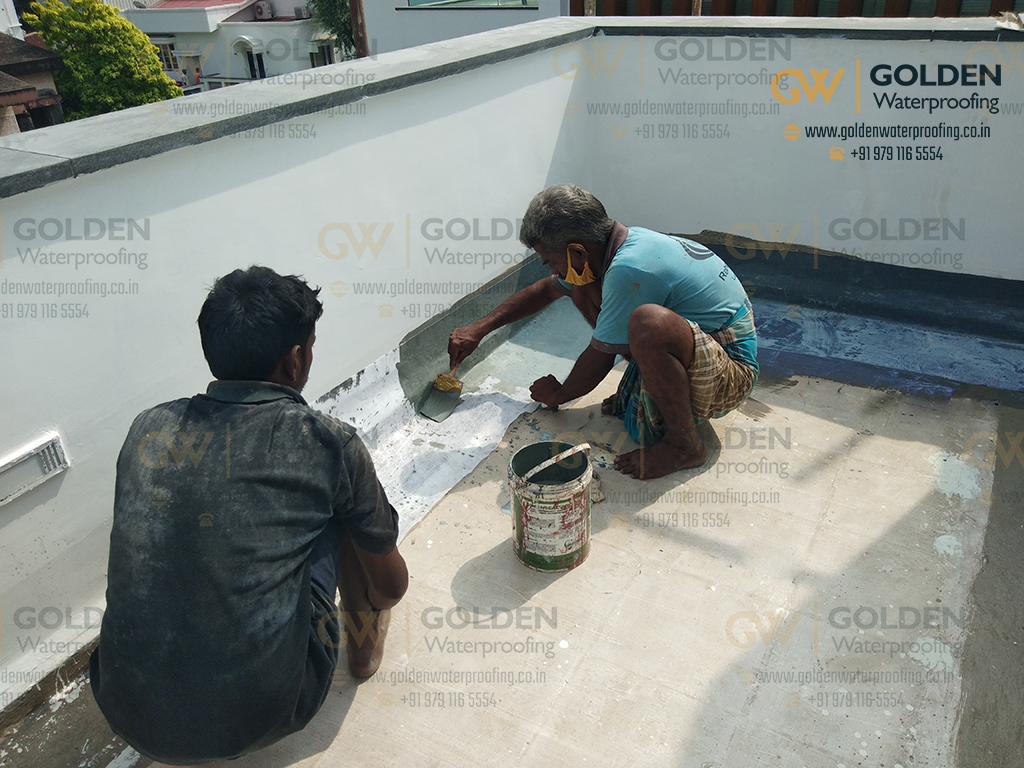 Chemical Waterproofing Contract Services In Chennai - Terrace Chemical Waterproofing Treatment, Mugapair West, Chennai.