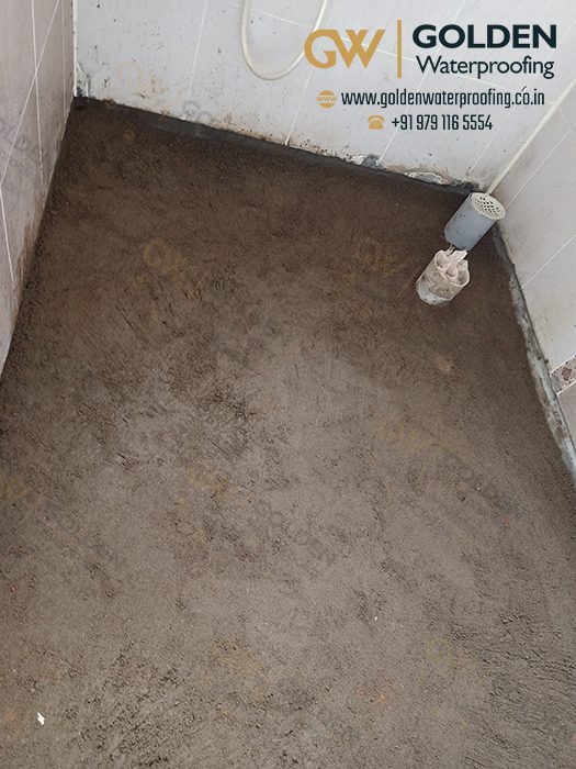 Chemical Waterproofing Contract Services In Chennai - Bathroom Chemical Waterproofing Treatment, Anna Nagar, Chennai.